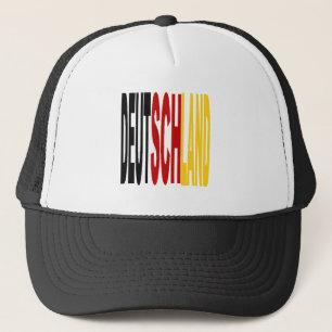 casquette trucker blanc noir DEUTSCHLAND Hat