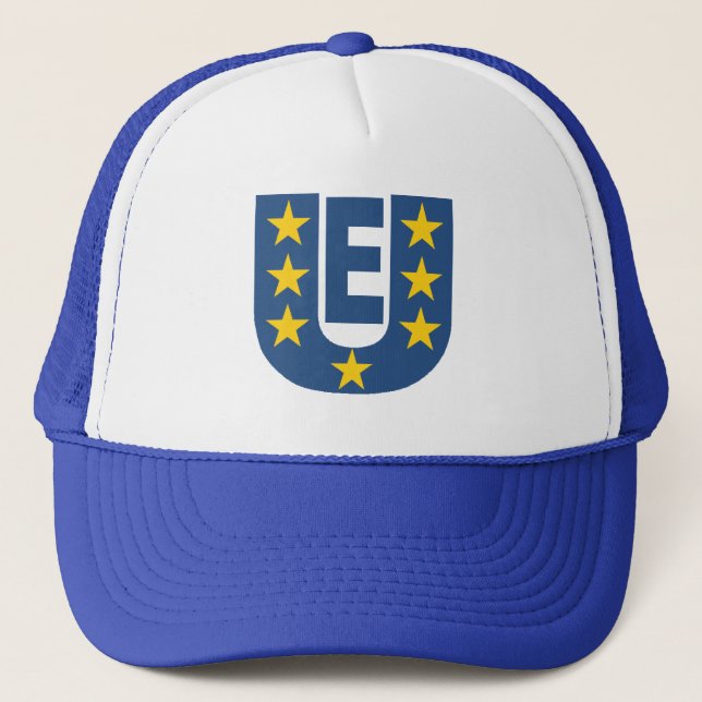 casquette trucker  blanc royal Design UE Hat (Front)