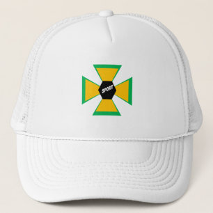 Casquette Trucker blanche BRAZIL SPORT Trucker Hat