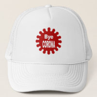 casquette trucker blanche  Bye CORONA