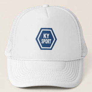 Casquette Trucker blanche KENTUCKY SPORT Hat