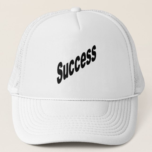 Casquette Trucker blanche  SUCCESS Hat (Front)