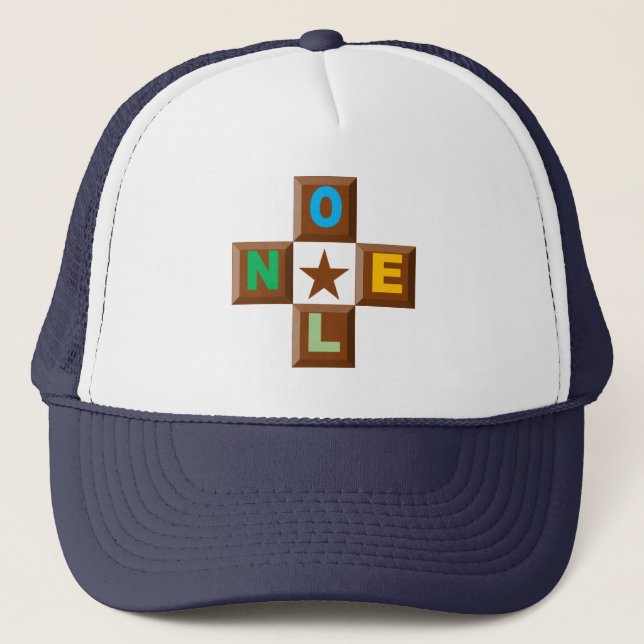 CASQUETTE TRUCKER NOEL CHOCOLAT STAR HAT (Front)