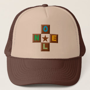 CASQUETTE TRUCKER NOEL CHOCOLAT STAR HAT