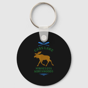 Cass lake minnesota northwoods outdoors fishing key ring