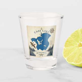 Cass Lake, Minnesota Vacation Home & Gifts Shot Glass