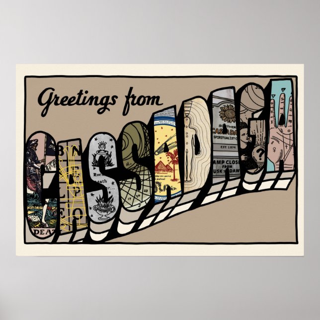Cassadaga Postcard Poster (Front)