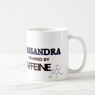 Cassandra powered by caffeine coffee mug