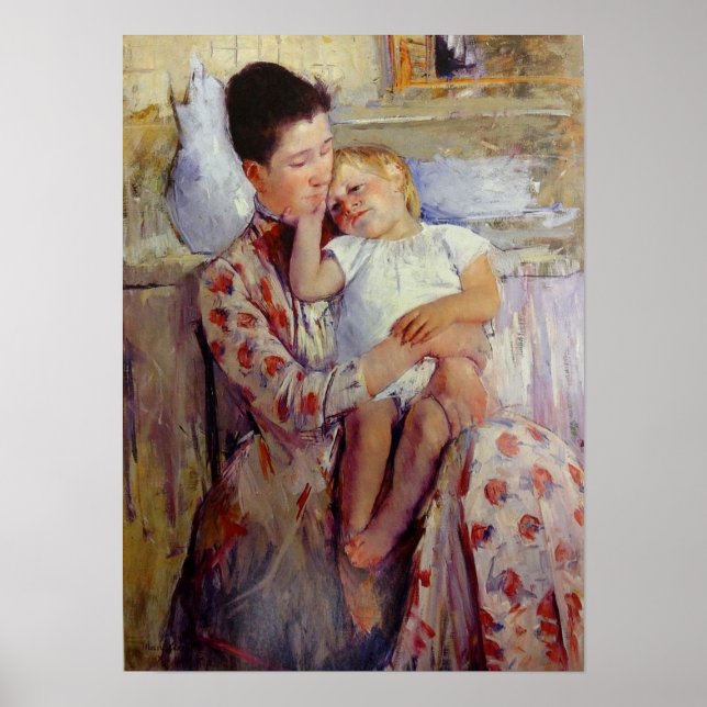 Cassatt Art Mother and Child Poster (Front)
