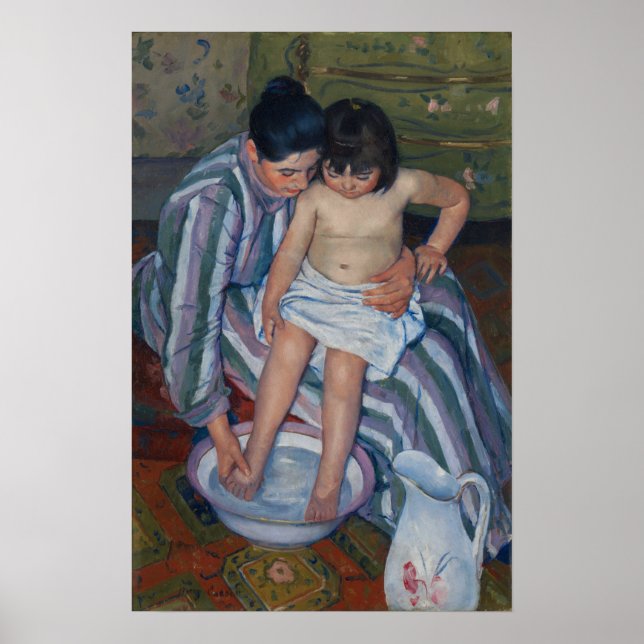 Cassatt - Child's Bath Poster (Front)