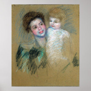 Cassatt - Mother and Child Poster