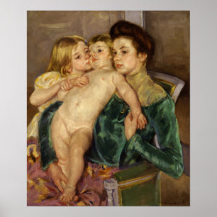 Cassatt - The Caress Poster
