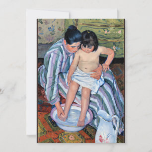 Cassatt - The Child's Bath Card