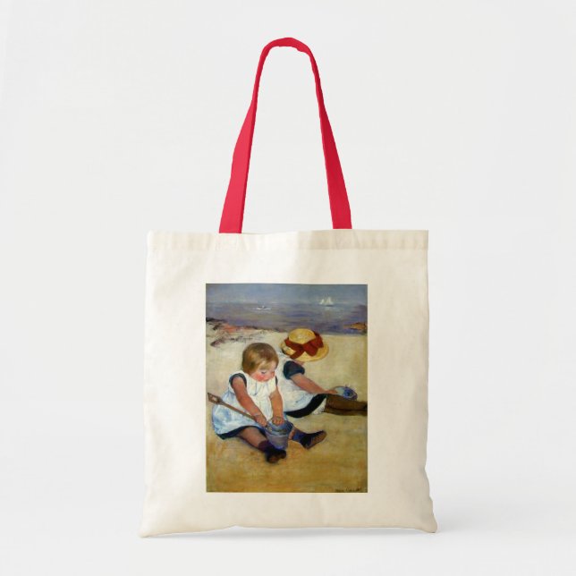 Cassatt's Children on the Beach - Bag (Front)