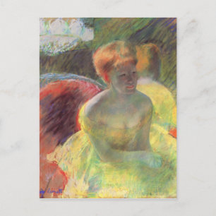 Cassatt's Lydia Leaning on Her Arms Postcard