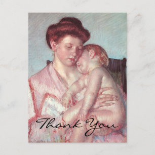 Cassatt's Sleepy Baby Postcard