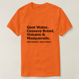 Cassava Bread and Goat Water Orange Tee