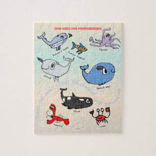 Casse-tête “Nos amis des profondeurs” Jigsaw Puzzle