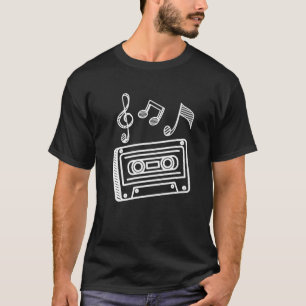 Cassette 90S Music Hip Hop Rap Rapper Music Notes T-Shirt