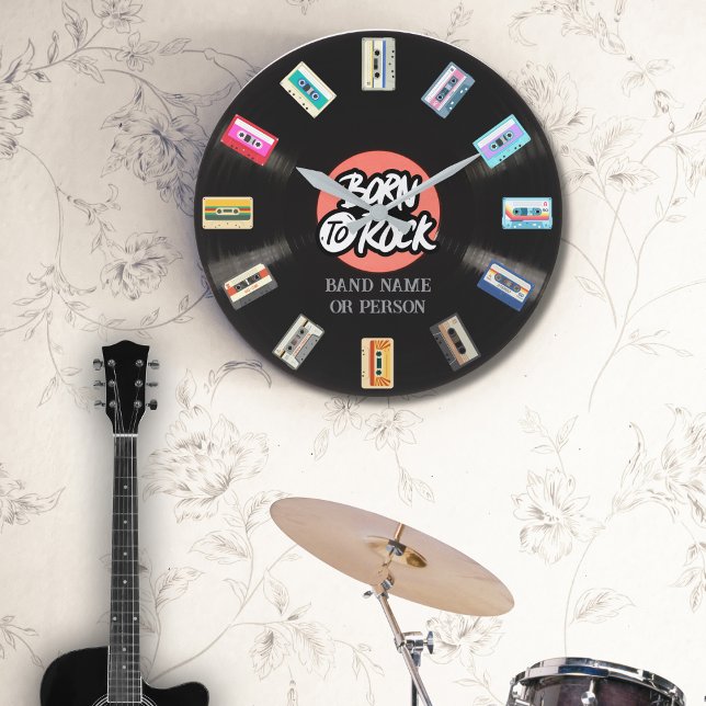Cassette and Vinyl Record Large Clock (Creator Uploaded)