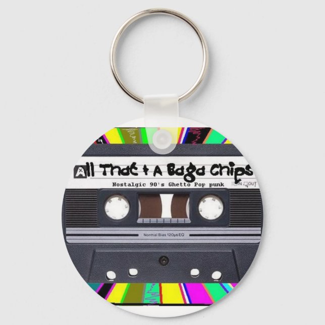 Cassette Colour Blast Keychain (Front)
