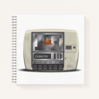 Cassette Deck Notebook