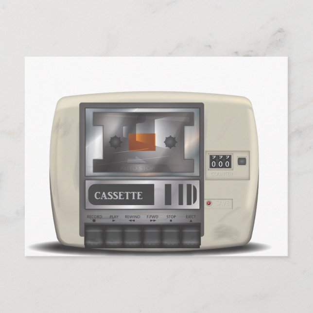 Cassette Deck Postcard (Front)