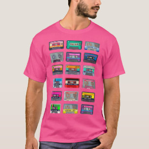 Cassette Mixtape Retro 1980s 1990s Music Vintage G T-Shirt