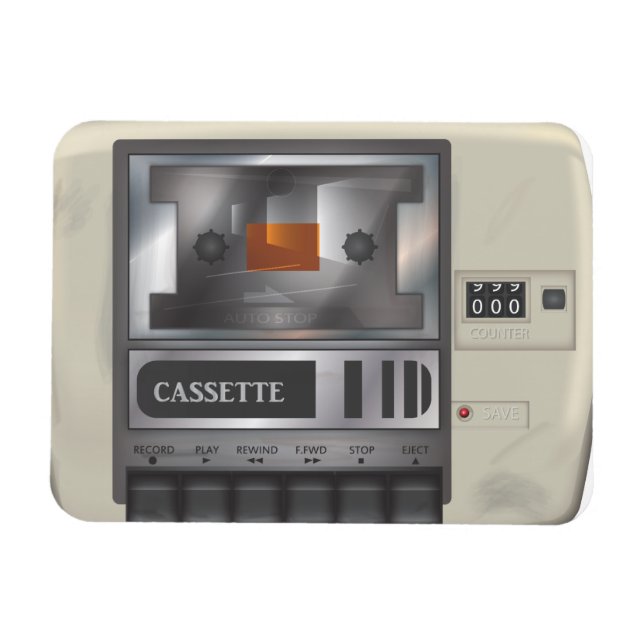 Cassette player magnet (Horizontal)