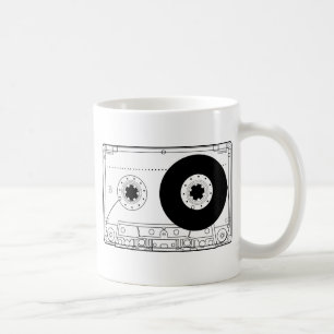 cassette retro graphic vintage t-shirt casette coffee mug