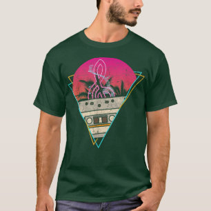 Cassette Synthwave Tropical 80s Vaporwave Music Tr T-Shirt