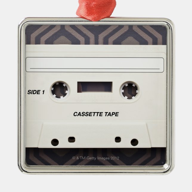 Cassette Tape 3 Metal Tree Decoration (Front)