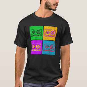 Cassette Tape 80S And 90S Vintage Retro Music Mixt T-Shirt