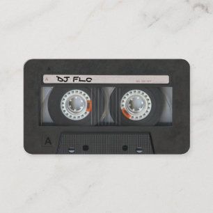 Cassette Tape Business Cards for DJ's