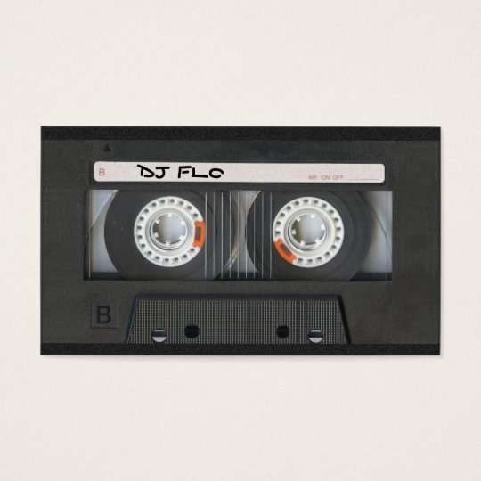 Cassette Tape Business Cards for DJ's