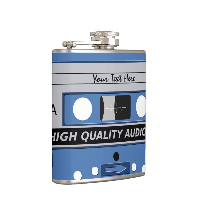 Cassette Tape custom flask (Right)