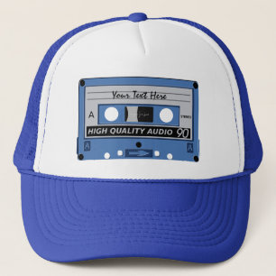 Cassette Tape custom hat - choose color