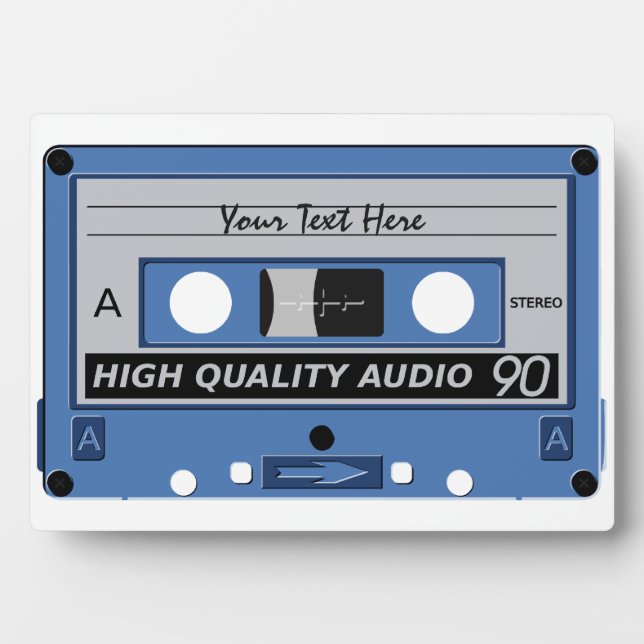 Cassette Tape custom plaque (Front)
