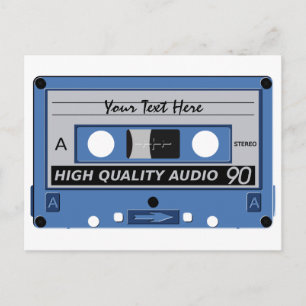 Cassette Tape custom postcard