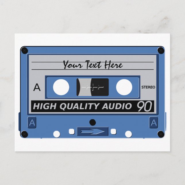 Cassette Tape custom postcard (Front)