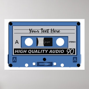 Cassette Tape custom poster