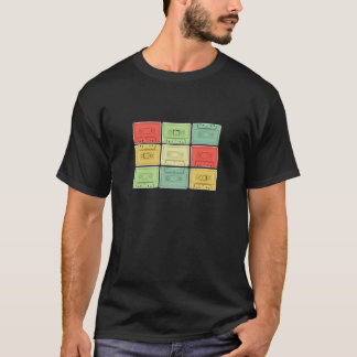 Cassette Tape For 80s 90s Vintage Retro Costume T-Shirt