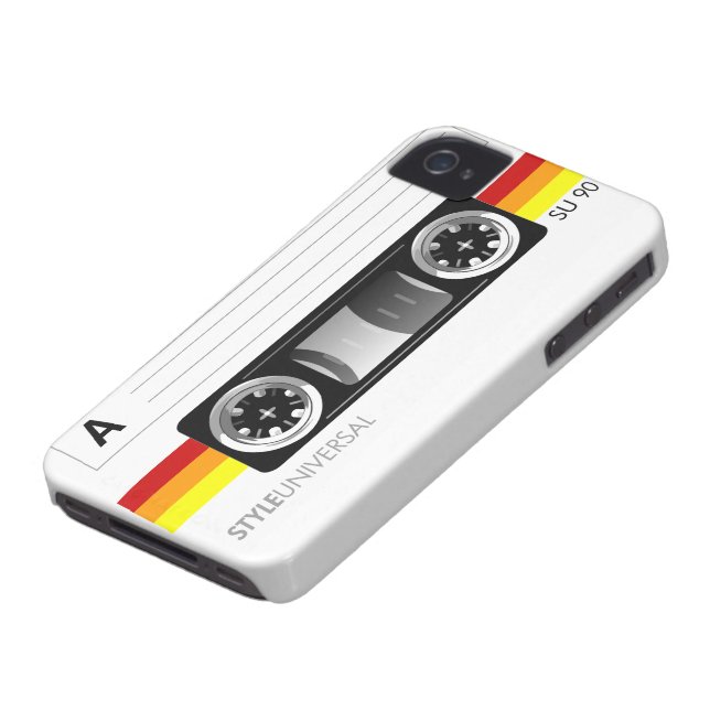 Cassette tape label iPhone 4 case (Bottom)