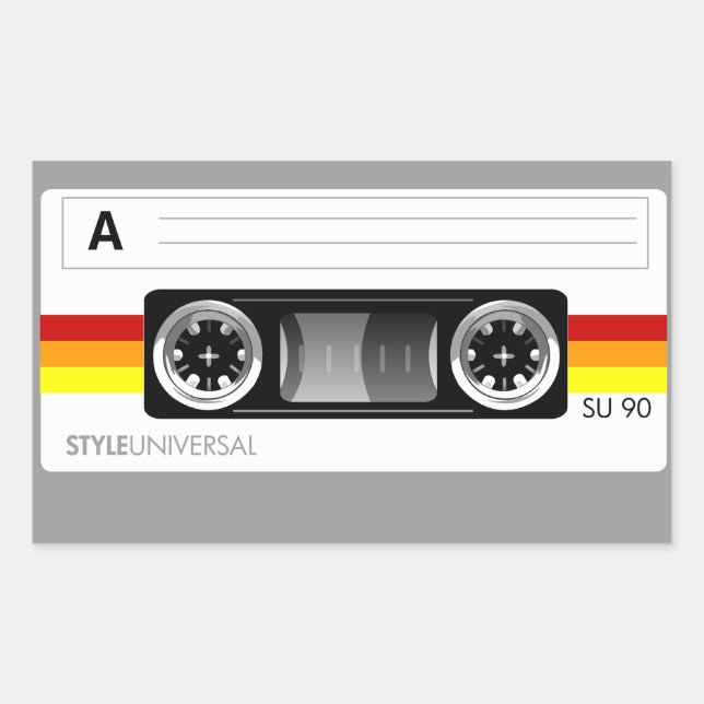 Cassette tape label sticker (Front)