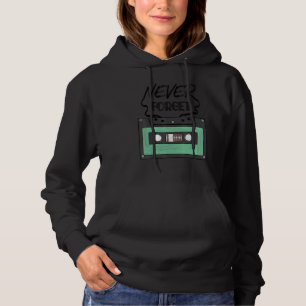 Cassette Tape Music 80s 90s Vintage Retro Gear Hoodie