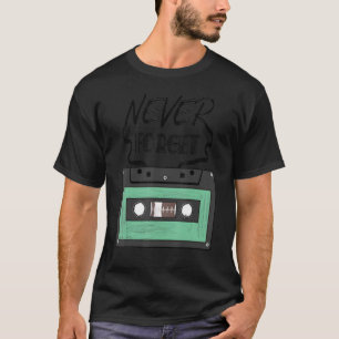Cassette Tape Music   80s 90s Vintage Retro Gear T-Shirt