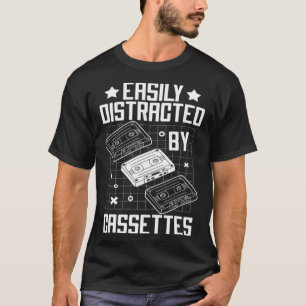 Cassette Tape Music Player Recorder Mix Audio Coll T-Shirt