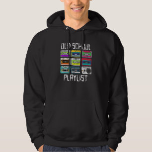 Cassette Tape Music Retro 80s 90s Old School Playl Hoodie