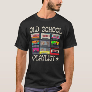 Cassette Tape Music Shirt Retro 80s Old School Pla