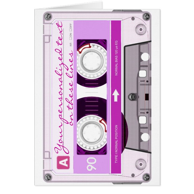 Cassette tape - pink - (Front)
